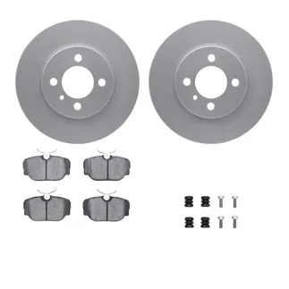 R1 Concepts WDWH1-31007 Brake Rotor- Carbon Coated W/ Ceramic Pads & Hdw